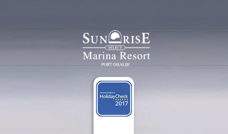 Sunrise Marina Resort Port Ghalib awarded the highly recommended certificate from Holidaycheck Photo